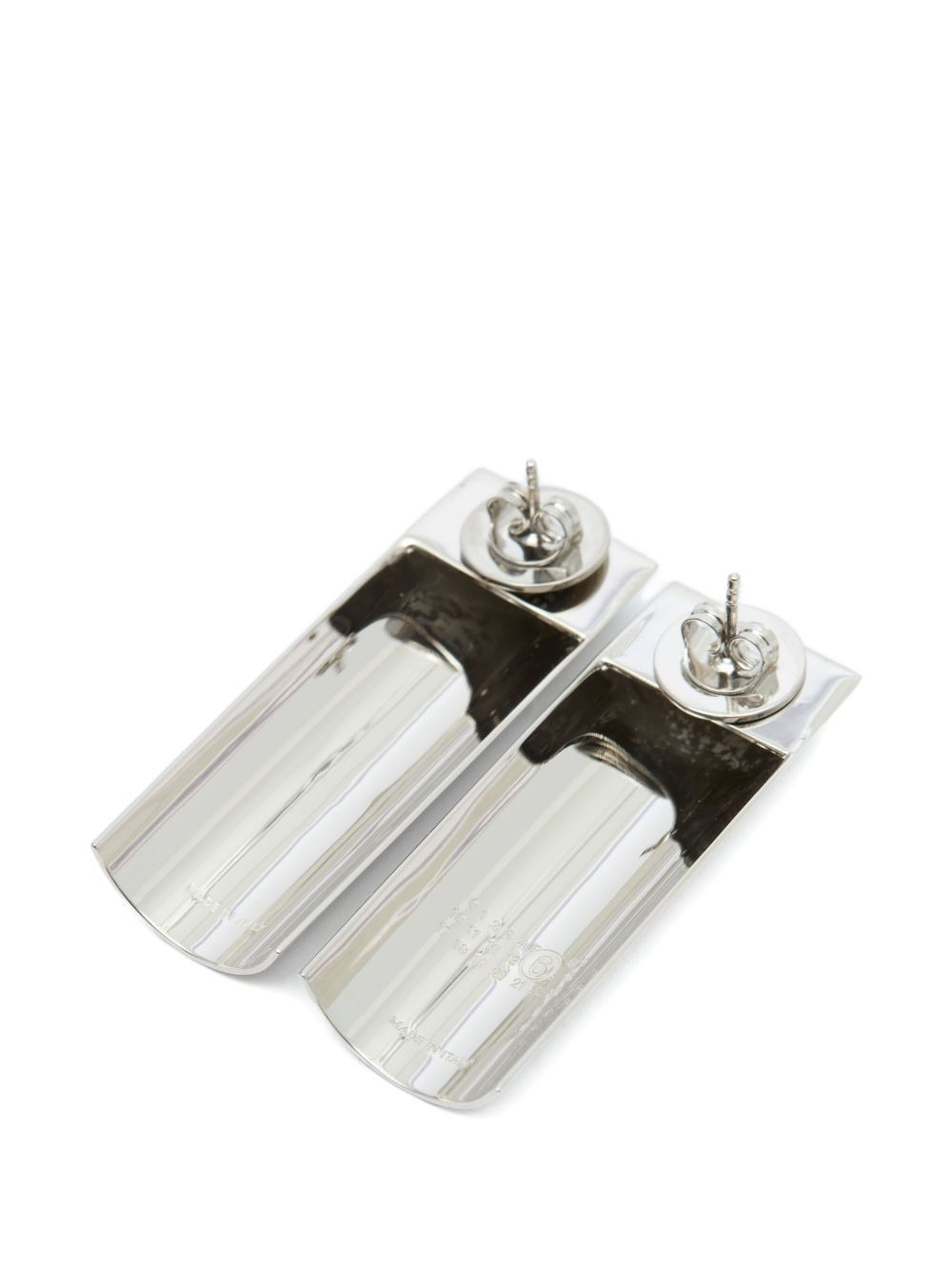 Numbers-motif earrings - 5