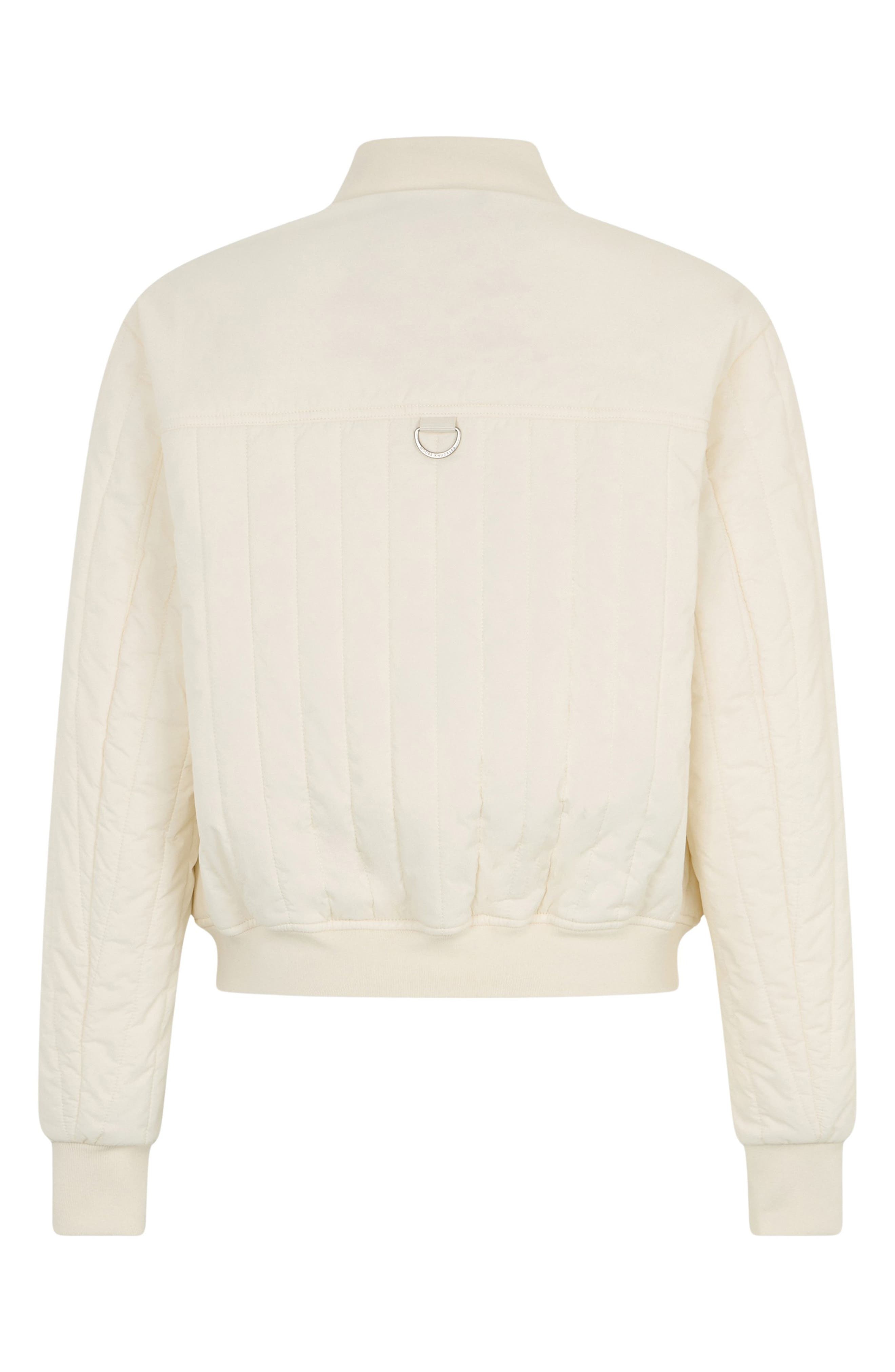 Moose Knuckles Fairhaven Quilted Ripstop Bomber Jacket in Plaster at Nordstrom - 5