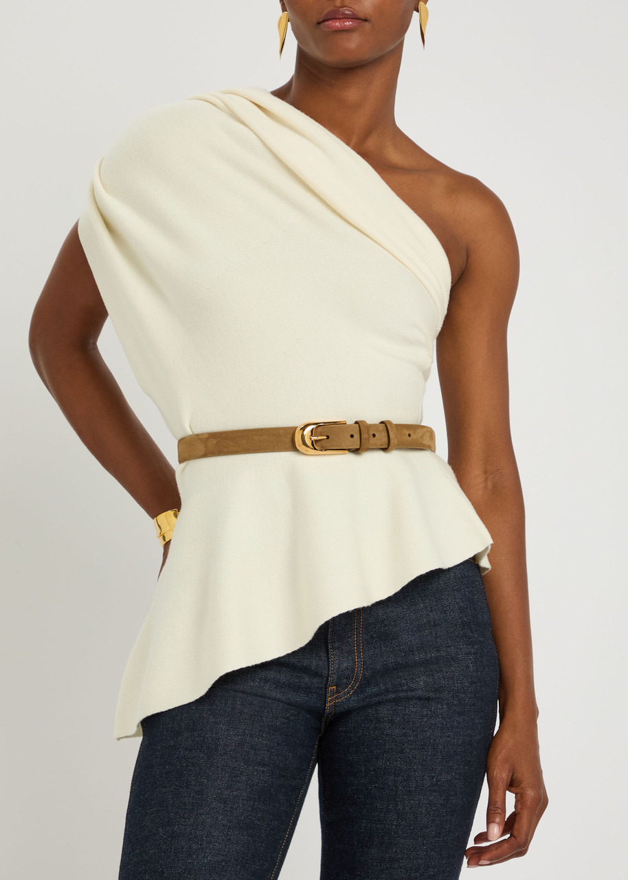 Khaite Dome Suede Belt - 2