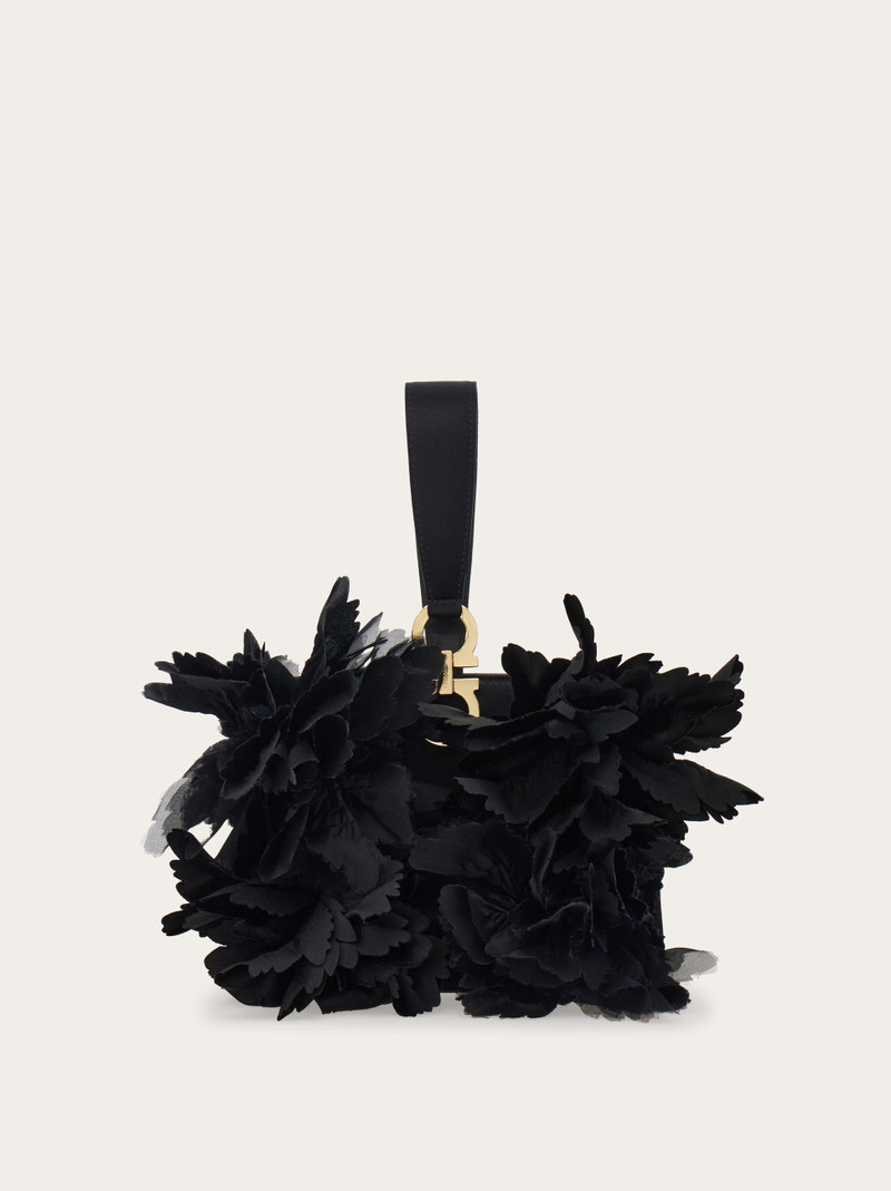 Mini clutch with floral detailing 1