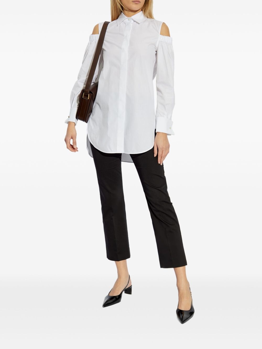 cut-out shirt - 2