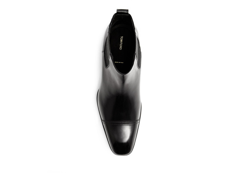 TOM FORD GIANNI LEATHER CAP TOE CHELSEA BOOT outlook