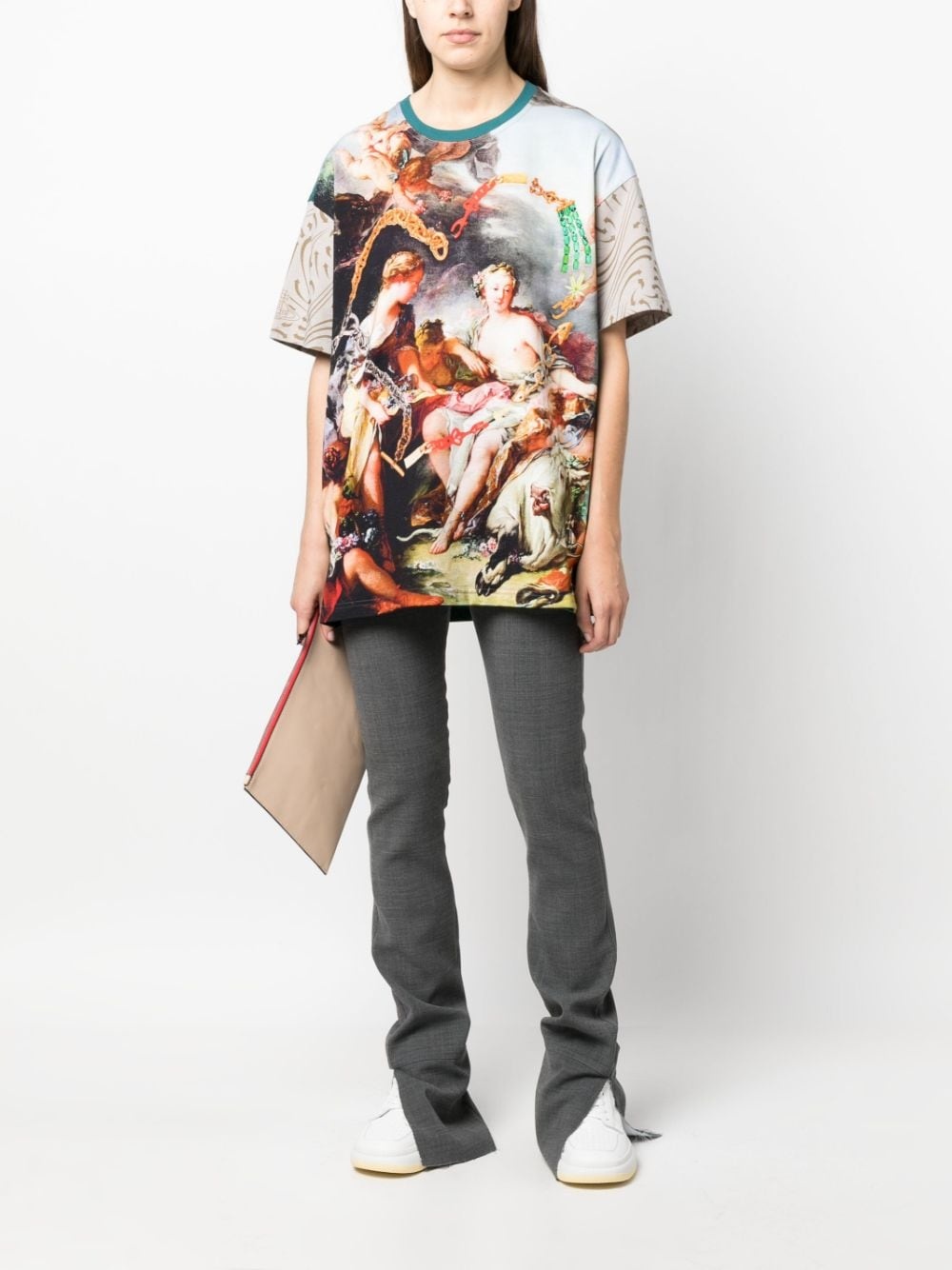 painting-print cotton T-shirt - 2