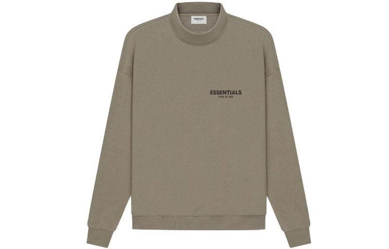 ESSENTIALS Fear of God Essentials SS21 Pull-Over Mockneck Taupe FOG-SS21-553 outlook
