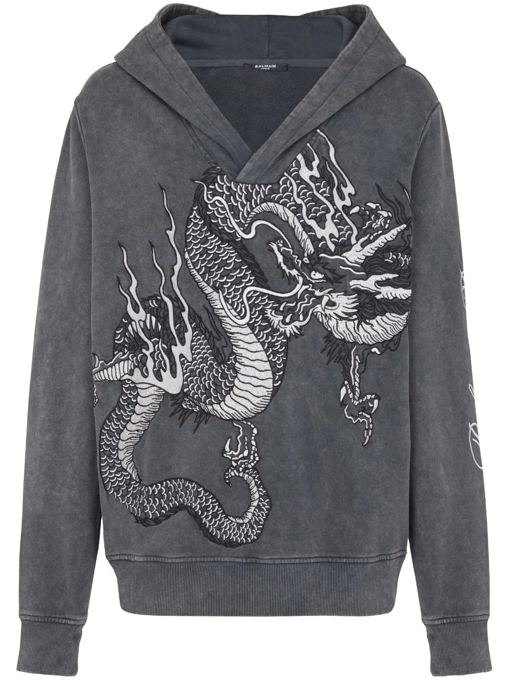 Dragon Vintage Emb Hoodie - 1