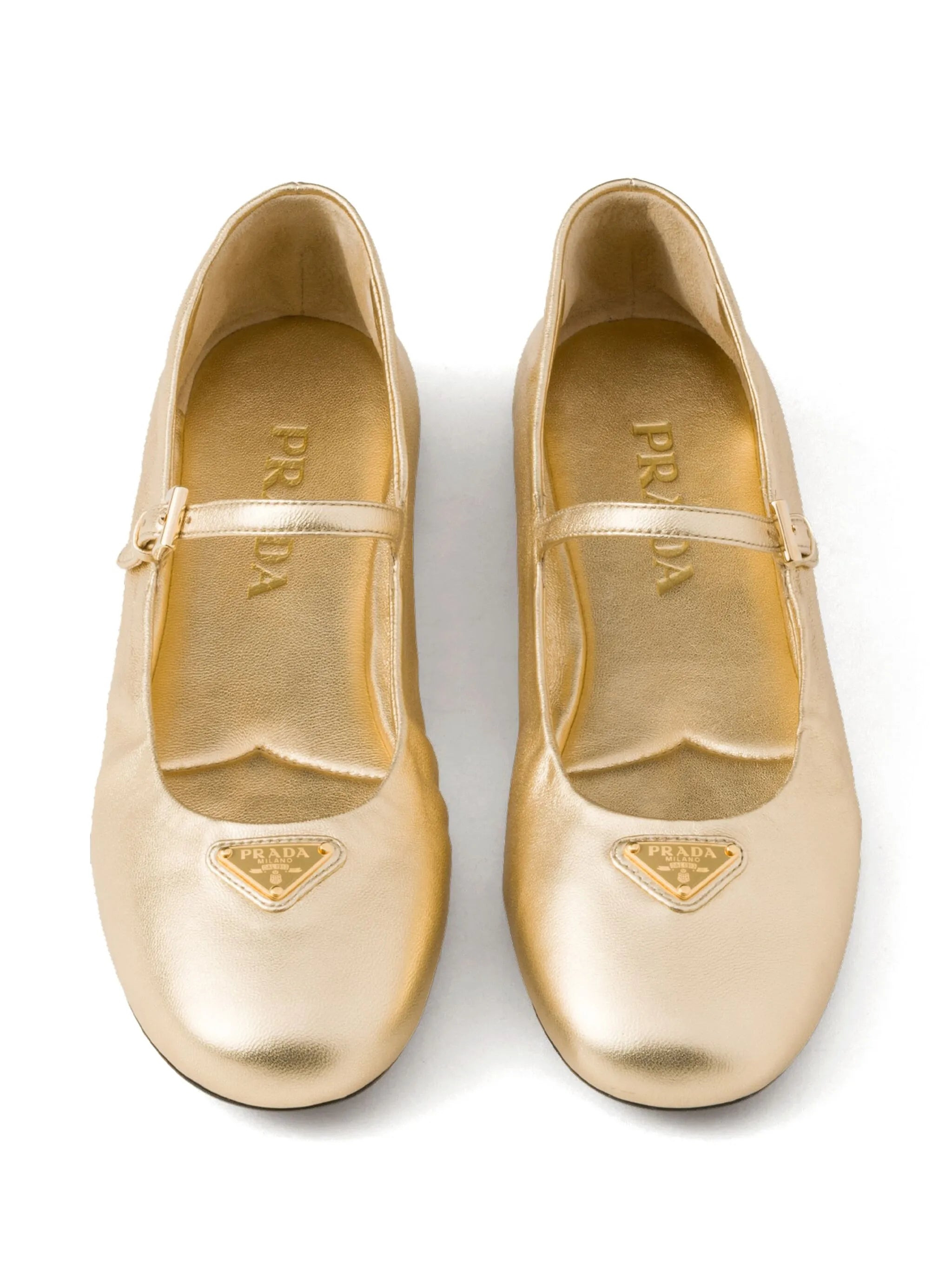 leather ballerina shoes - 5