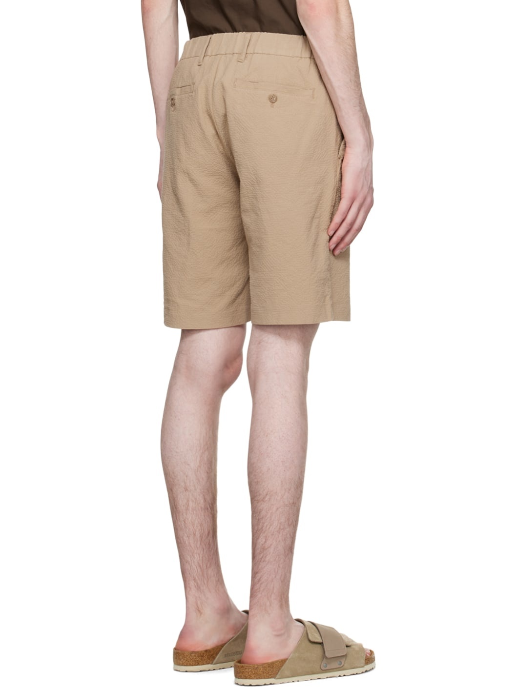Taupe Theodore 1040 Shorts - 3