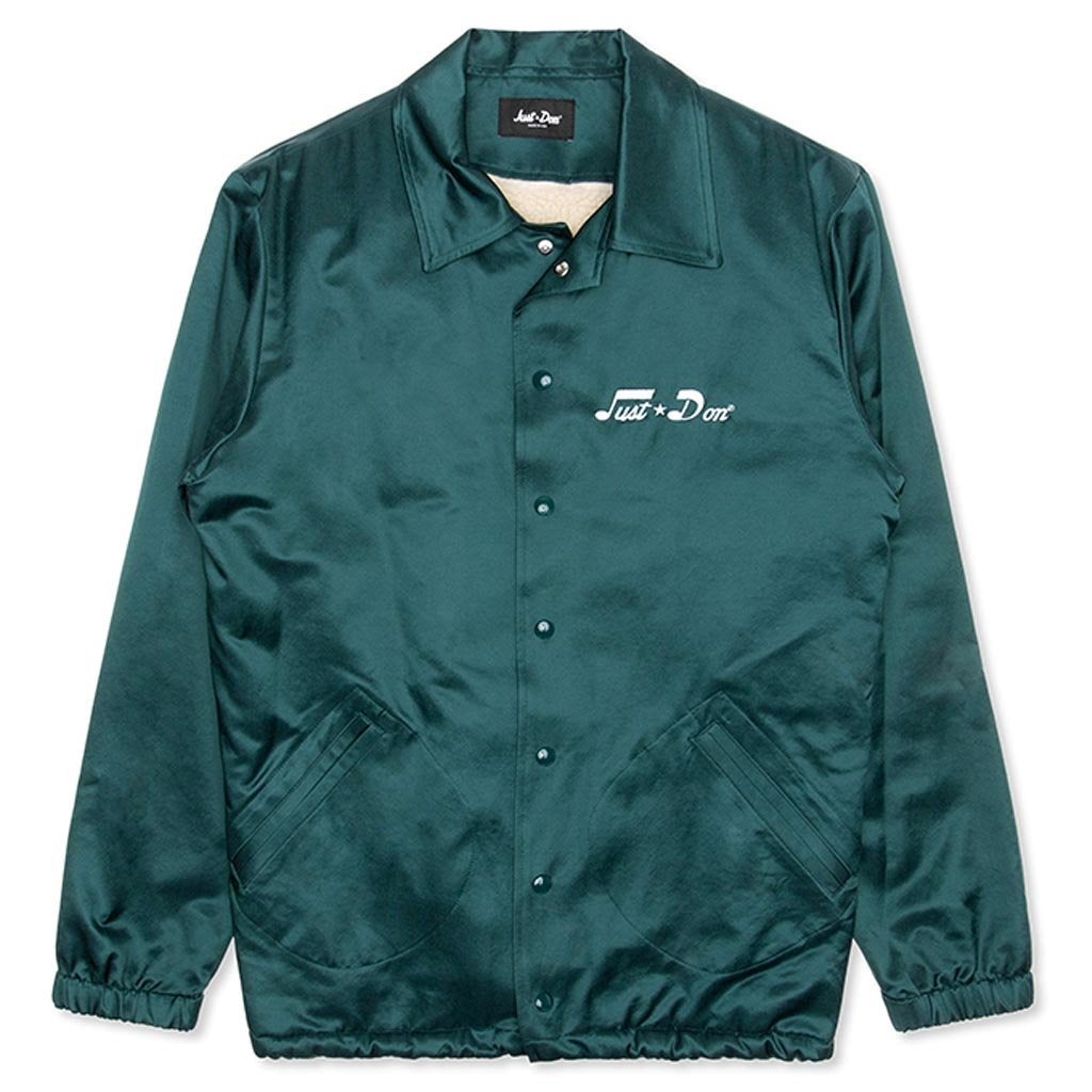 ULTRASOUND COACHES JACKET - FOREST GREEN - 1