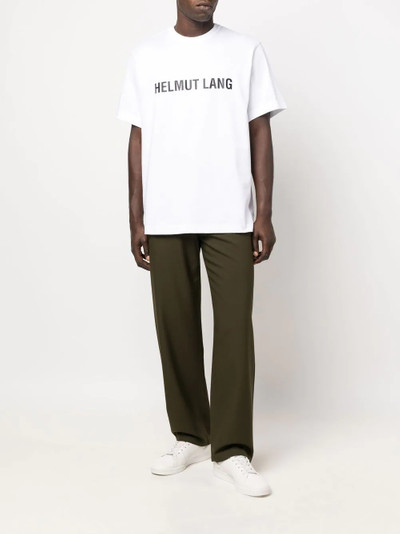 Helmut Lang logo-print detail T-shirt outlook