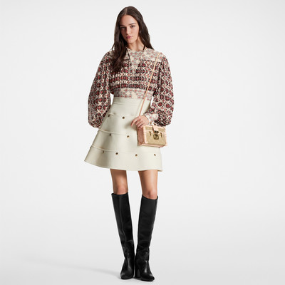 Louis Vuitton Tiered Snap Button Skirt outlook