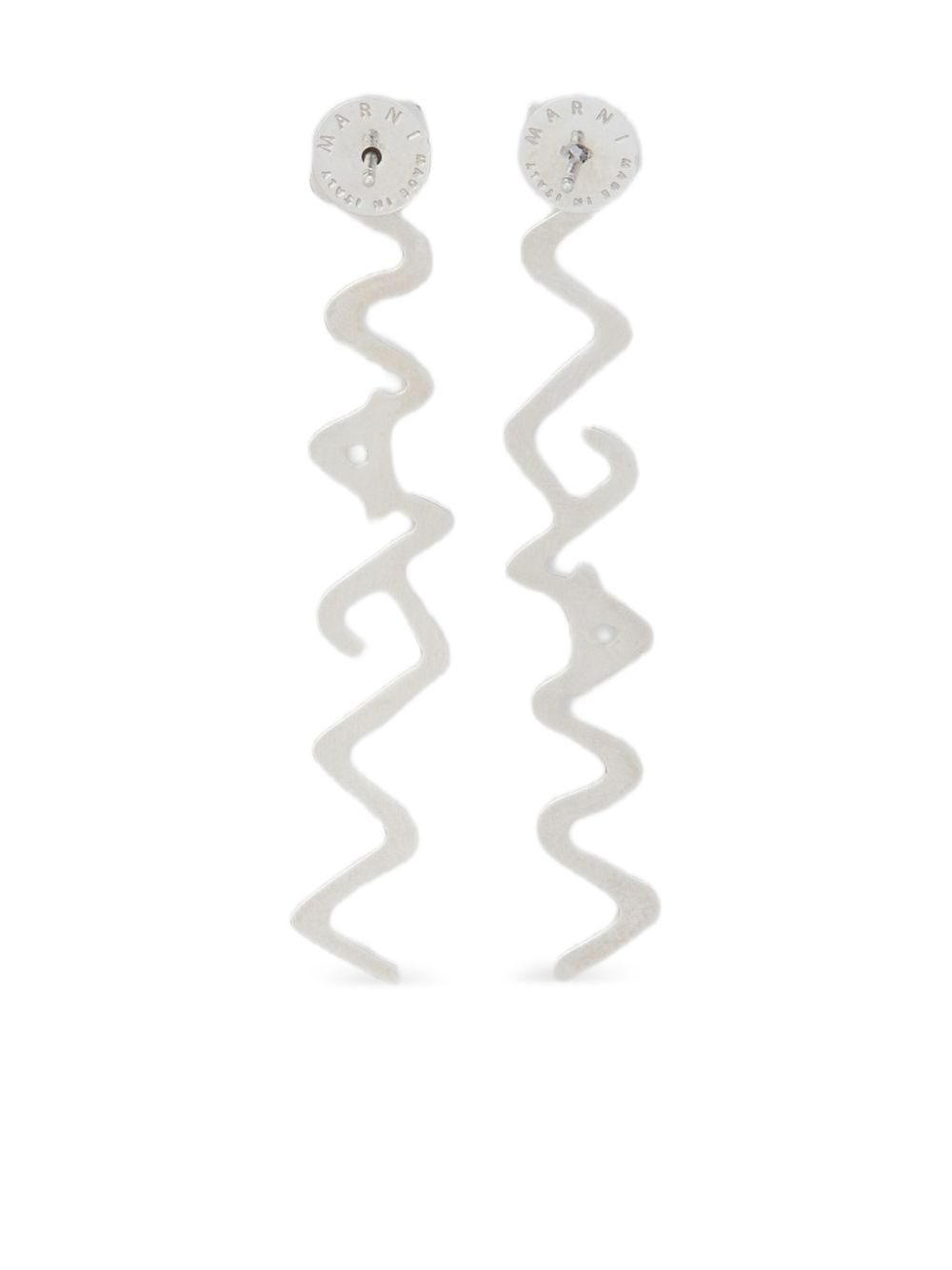 logo earrings - 3