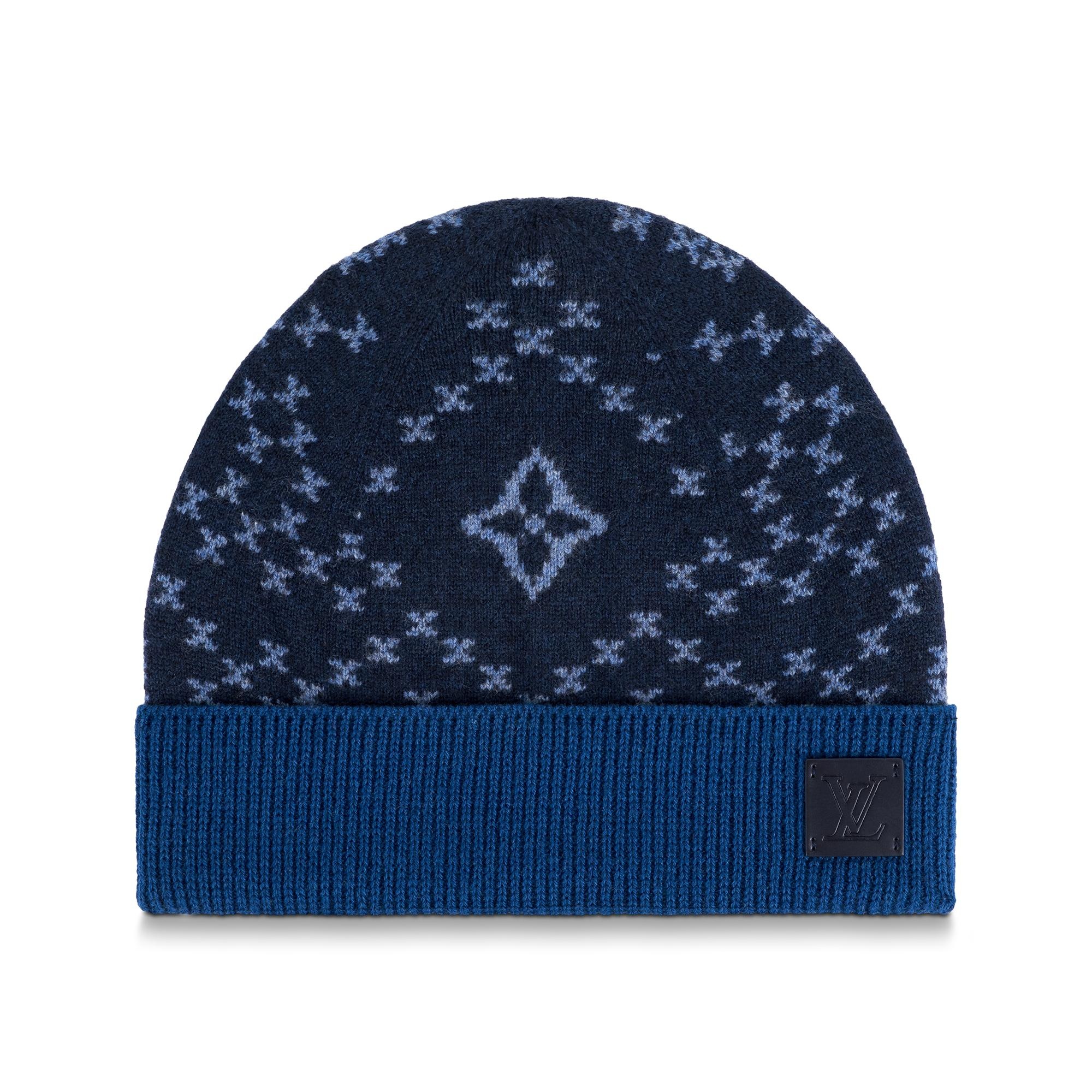 Monogram Flake Knit Hat - 1