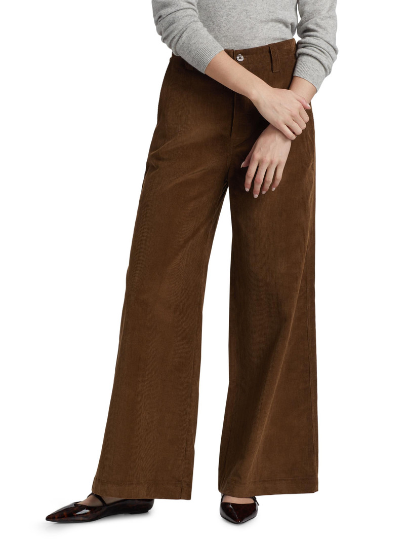 Women's Off Duty Trousers - Camel 3