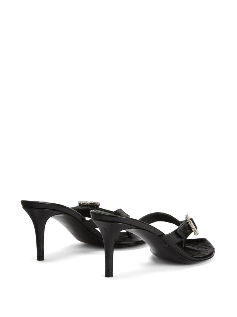 Naomee 70mm leather mules 3