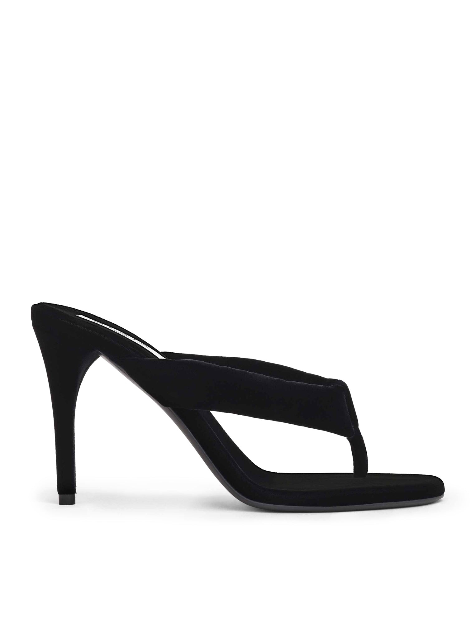 VELVET HEEL FLIP-FLOPS MULE - 1