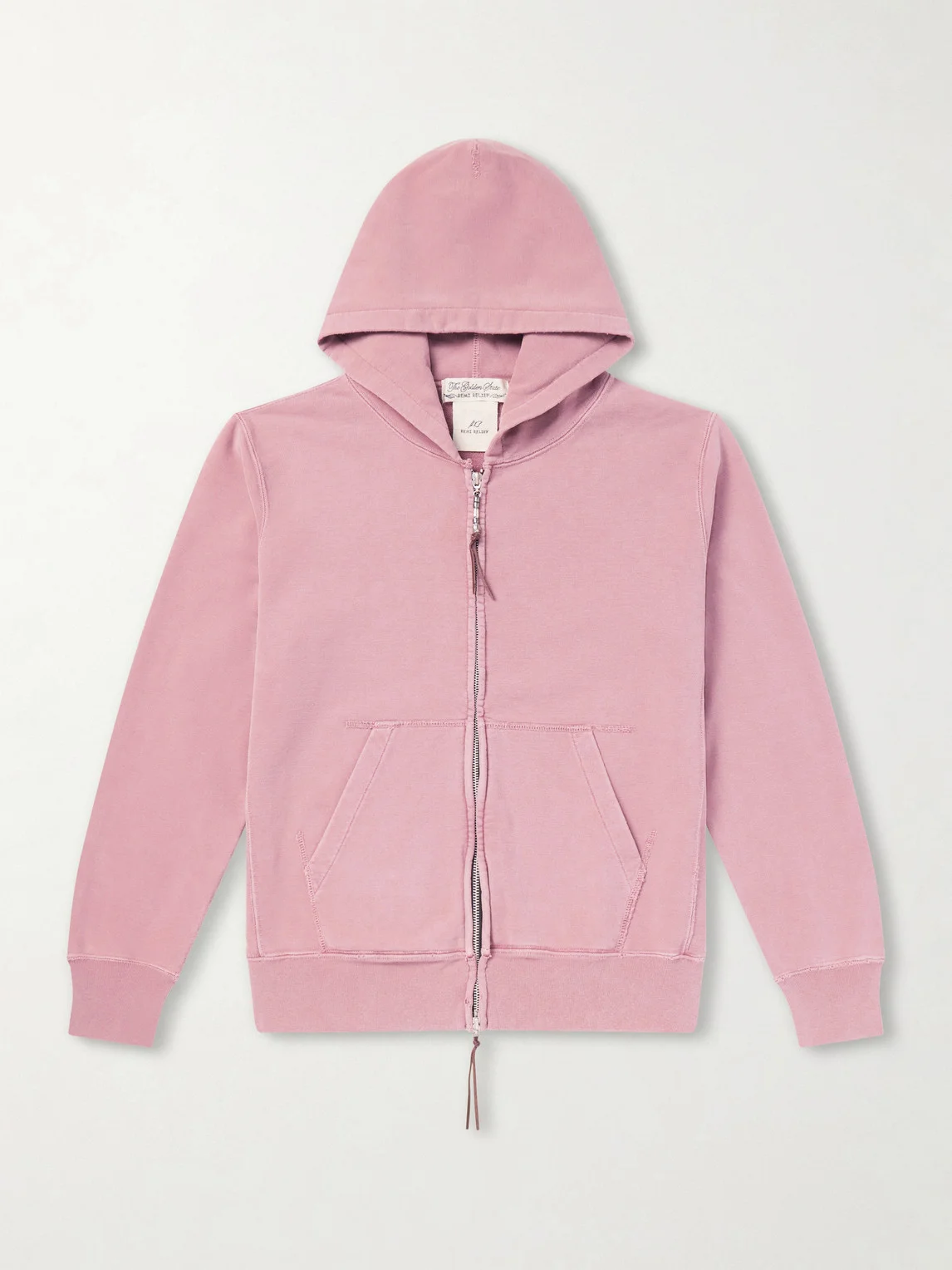 Cotton-Jersey Zip-Up Hoodie - 1