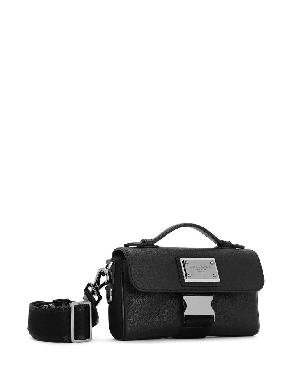 logo-plaque shoulder bag - 3