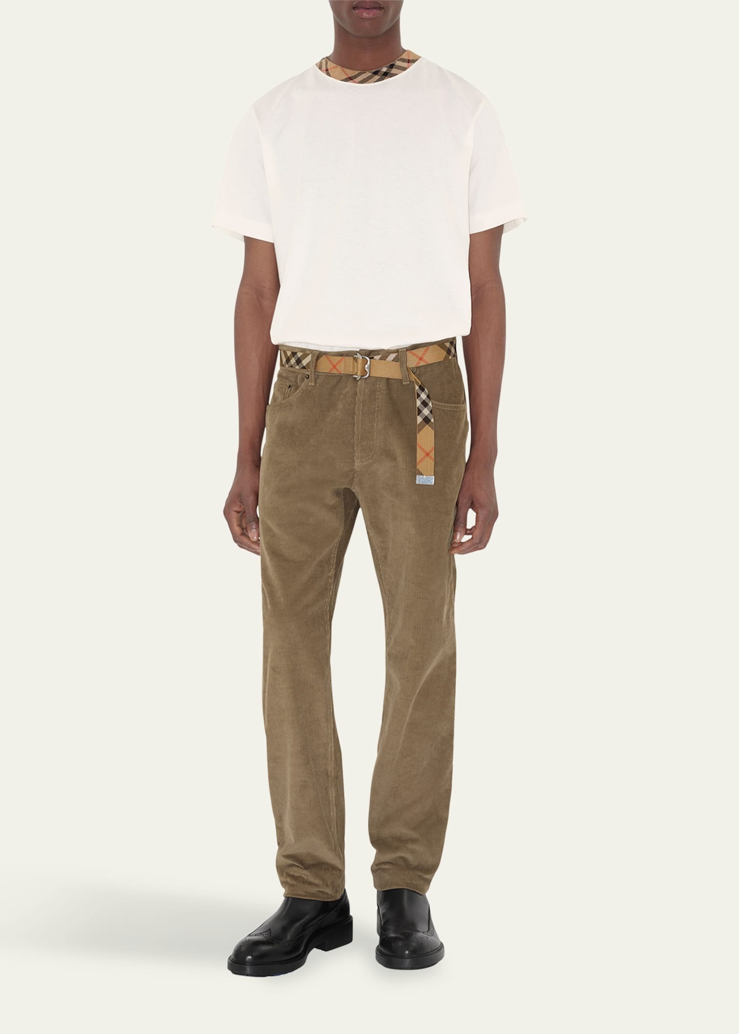 Men's Corduroy Five-Pocket Pants - 2