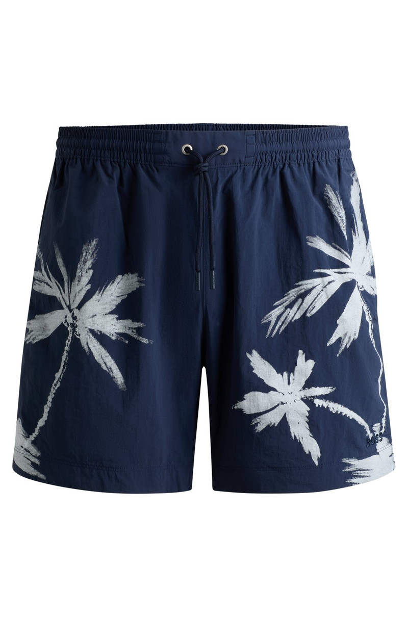 QUICK-DRY SWIM SHORTS WITH SEASONAL PATTERN 1
