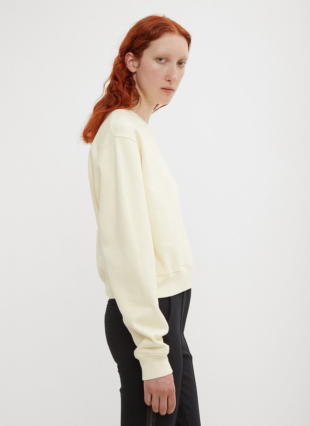 Off-White Women Cropped Logo Sweatshirt - 3