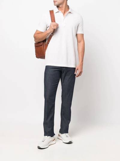 Canali mid-rise straight leg jeans outlook