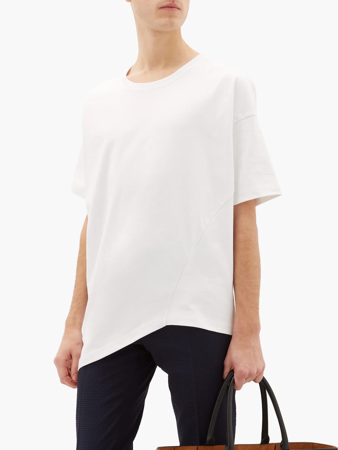 Twisted cotton-jersey T-shirt - 7