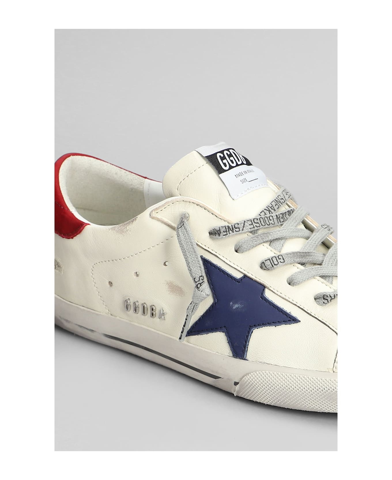 White Leather Snekaer - 5