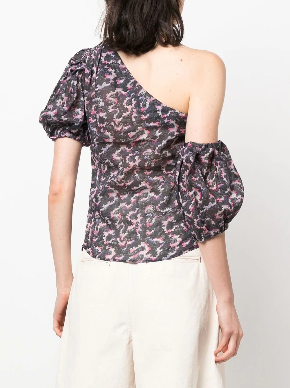 Liddy asymmetric cotton top - 4