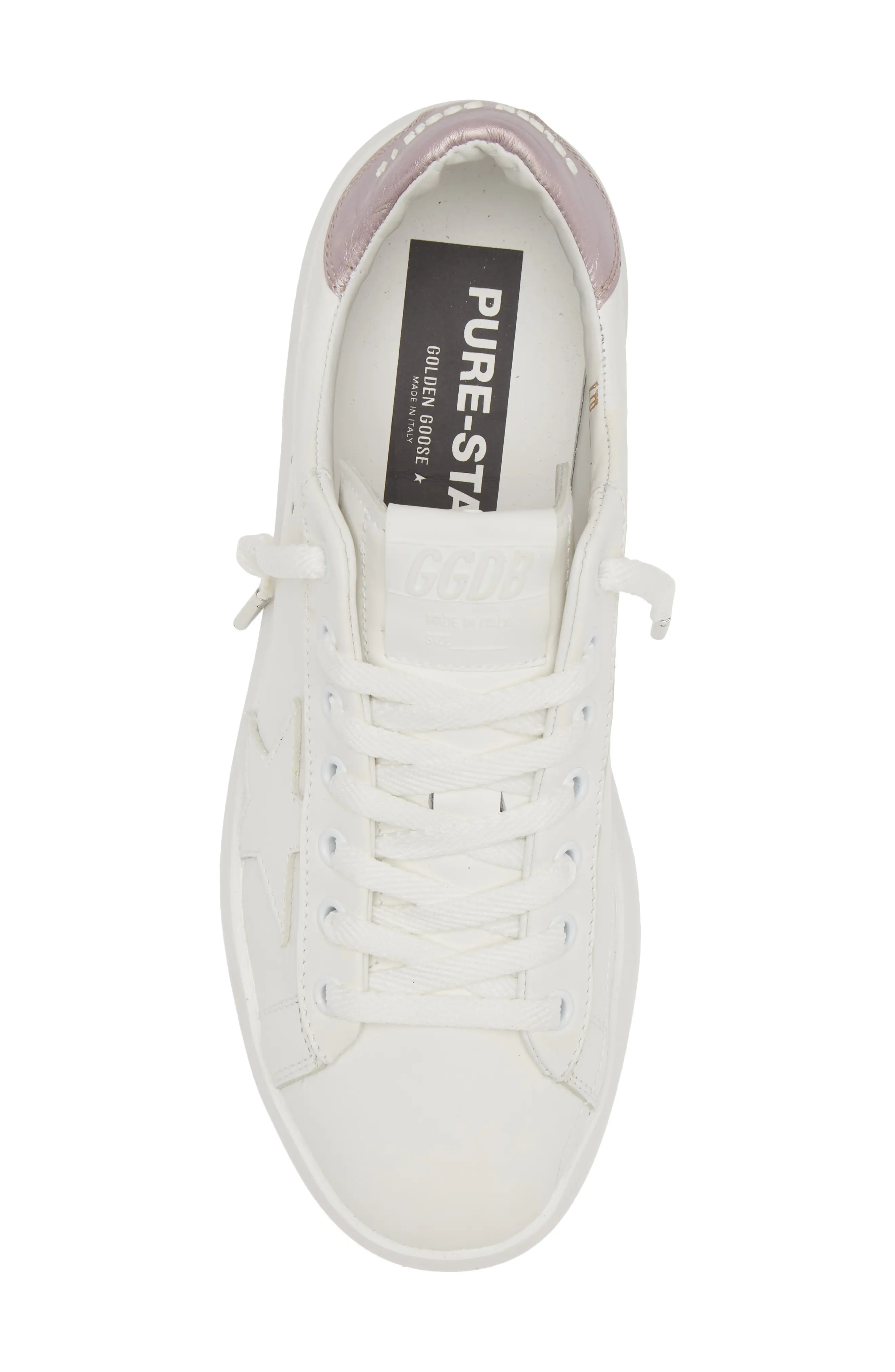 Purestar Low Top Sneaker in White/Lilac - 5