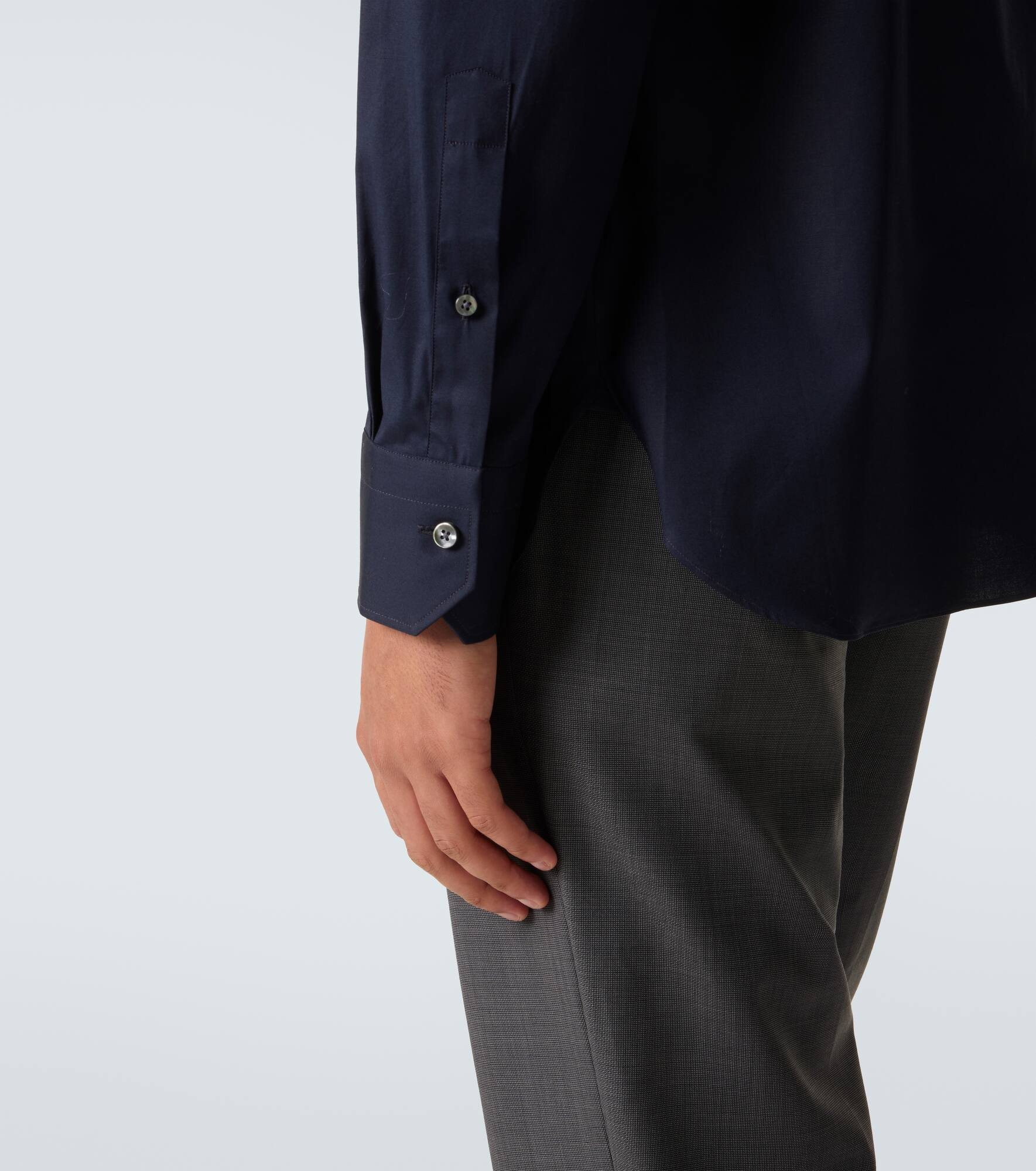 Cotton-blend shirt - 6
