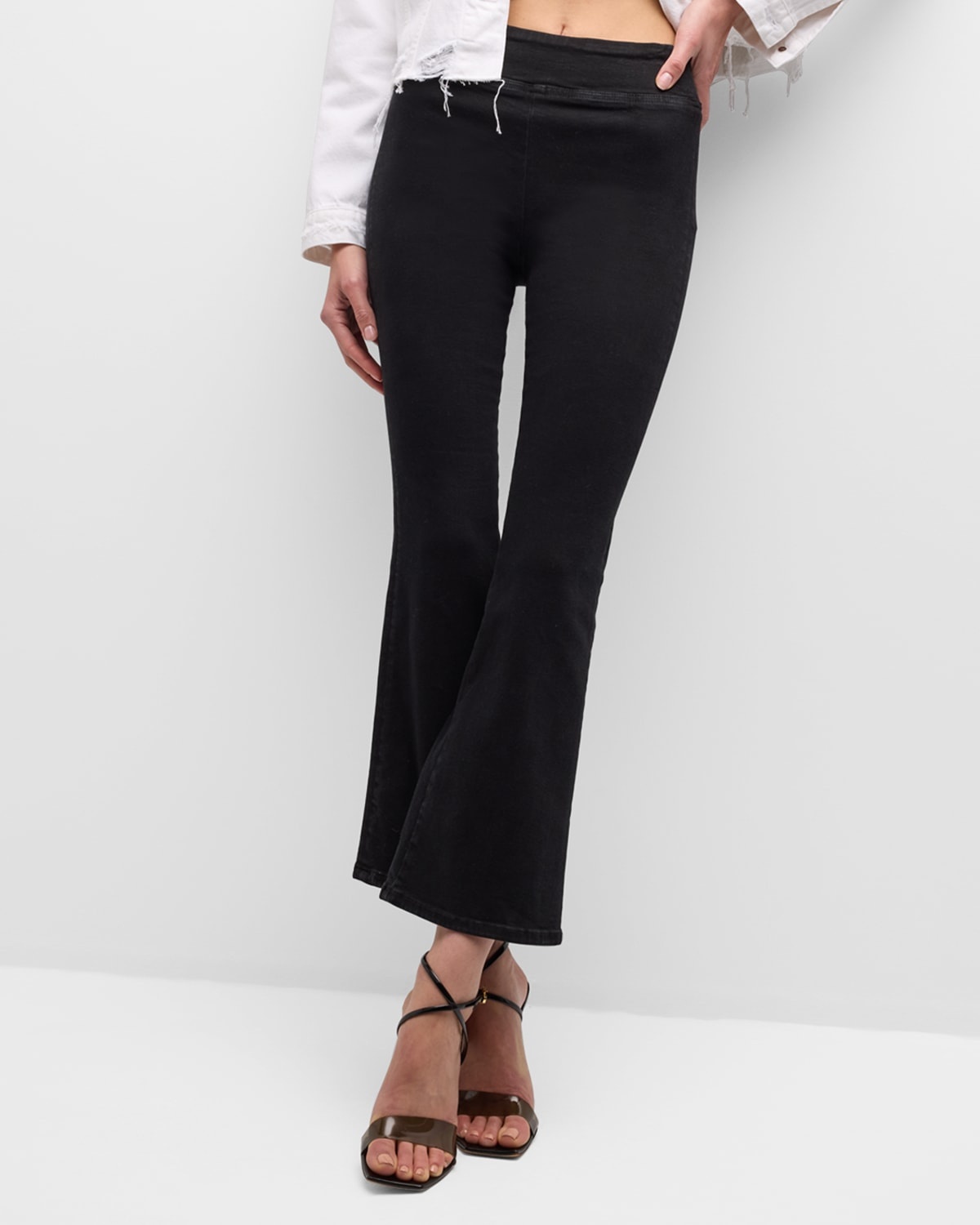 The Jetset Crop Mini Bootcut Jeans - 6