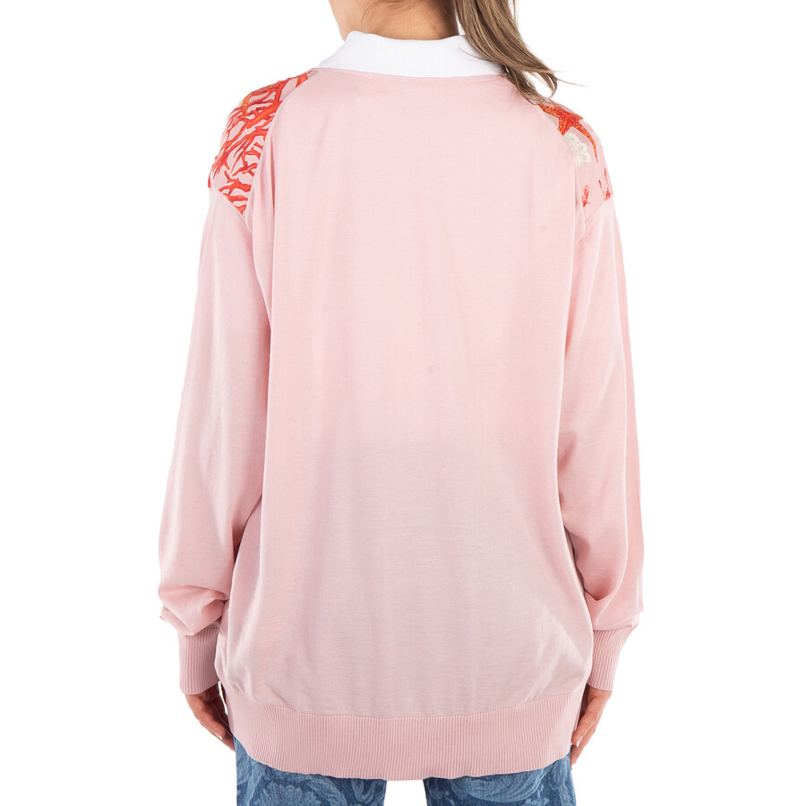 Versace Barocco Sea Panelled V-Neck Cardigan - 3