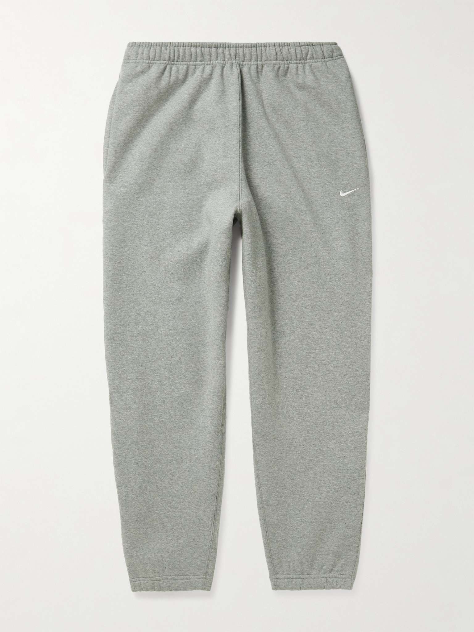 Tapered Cotton-Blend Jersey Sweatpants - 1