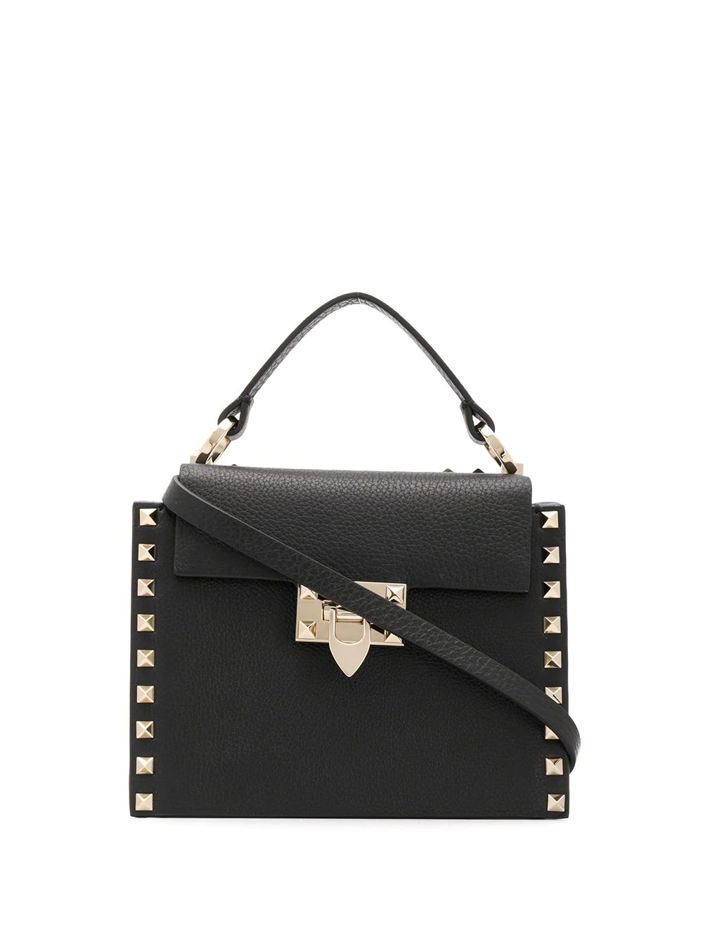 Rockstud top handle bag - 1