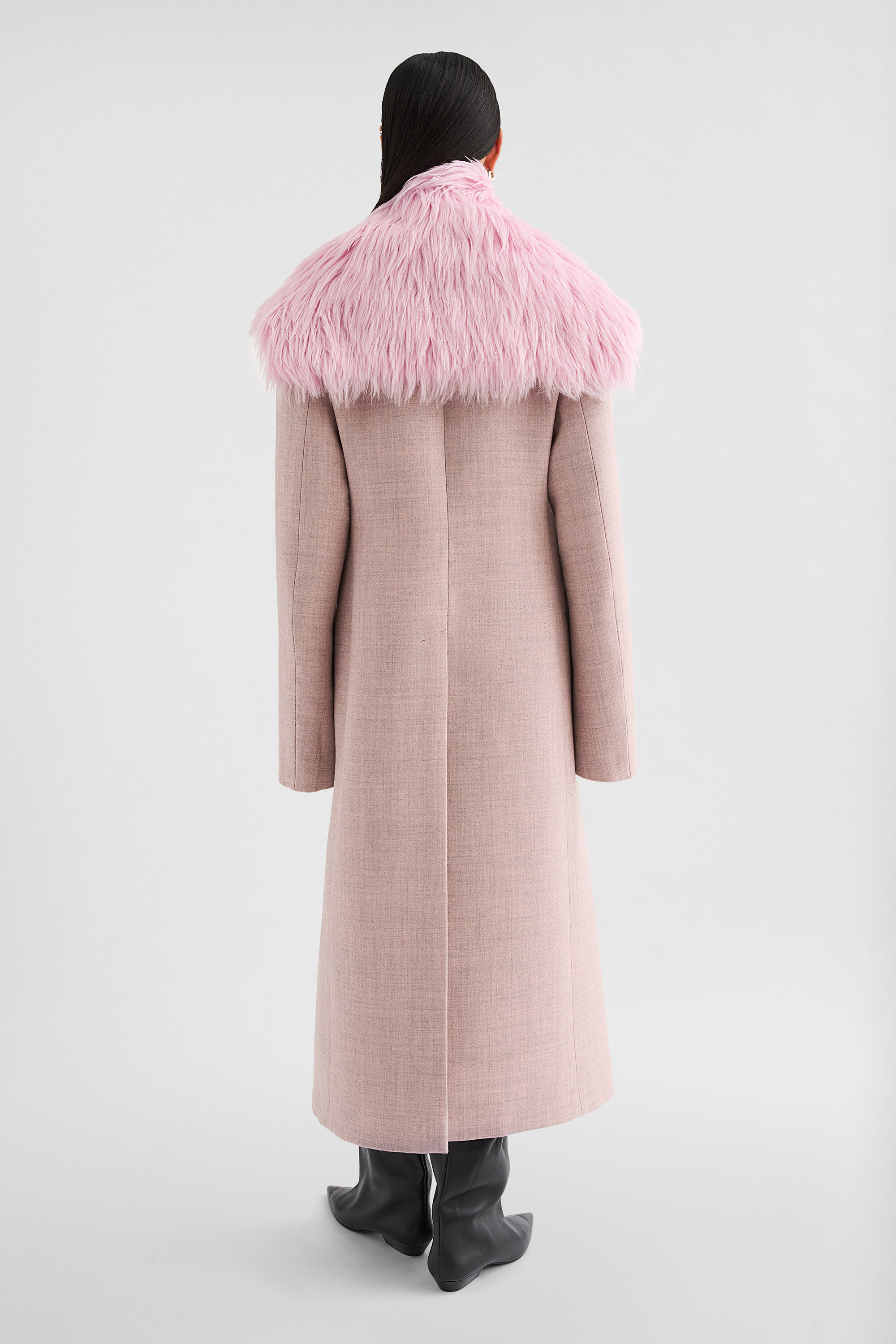 Melanged Wool Coat - 2