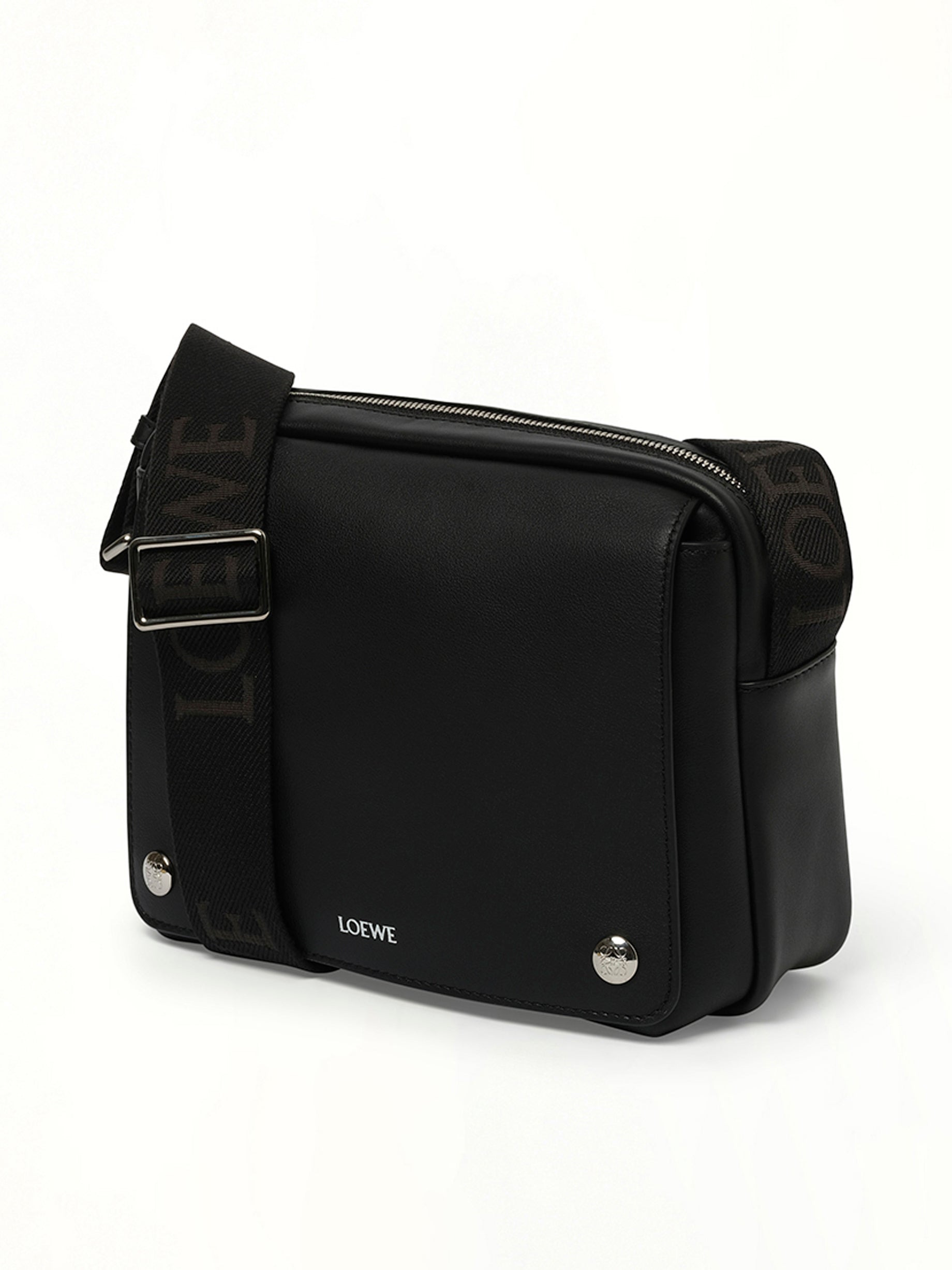 Pebble Messenger Medium in Black - 2