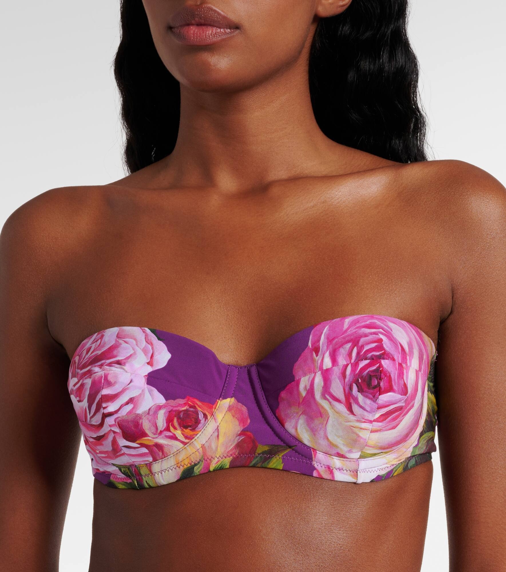 Floral printed bikini - 5