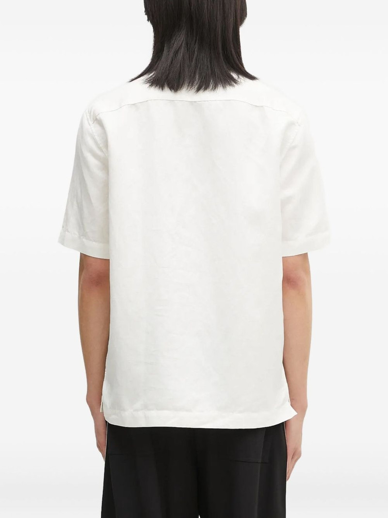 logo-embroidered shirt 4