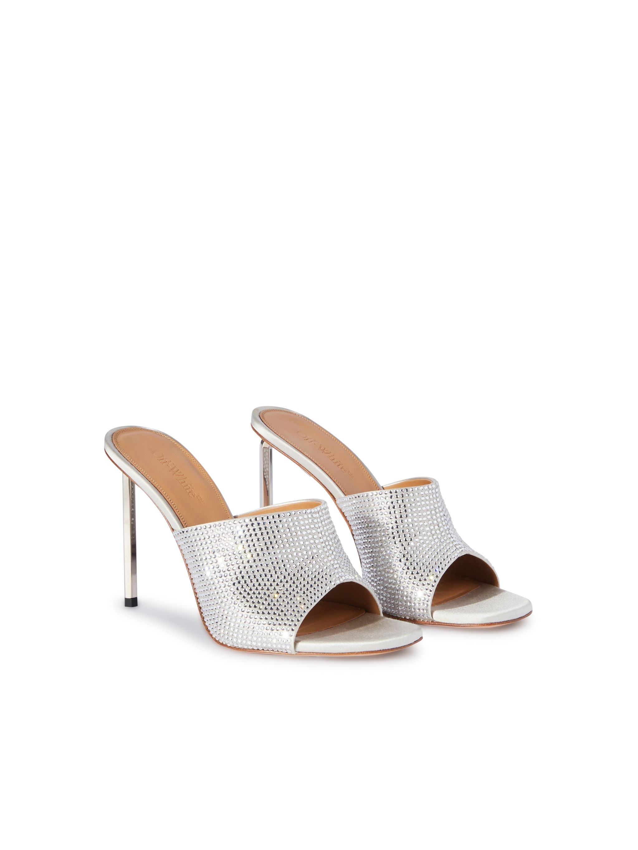 Shiny Allen Satin Mule - 2