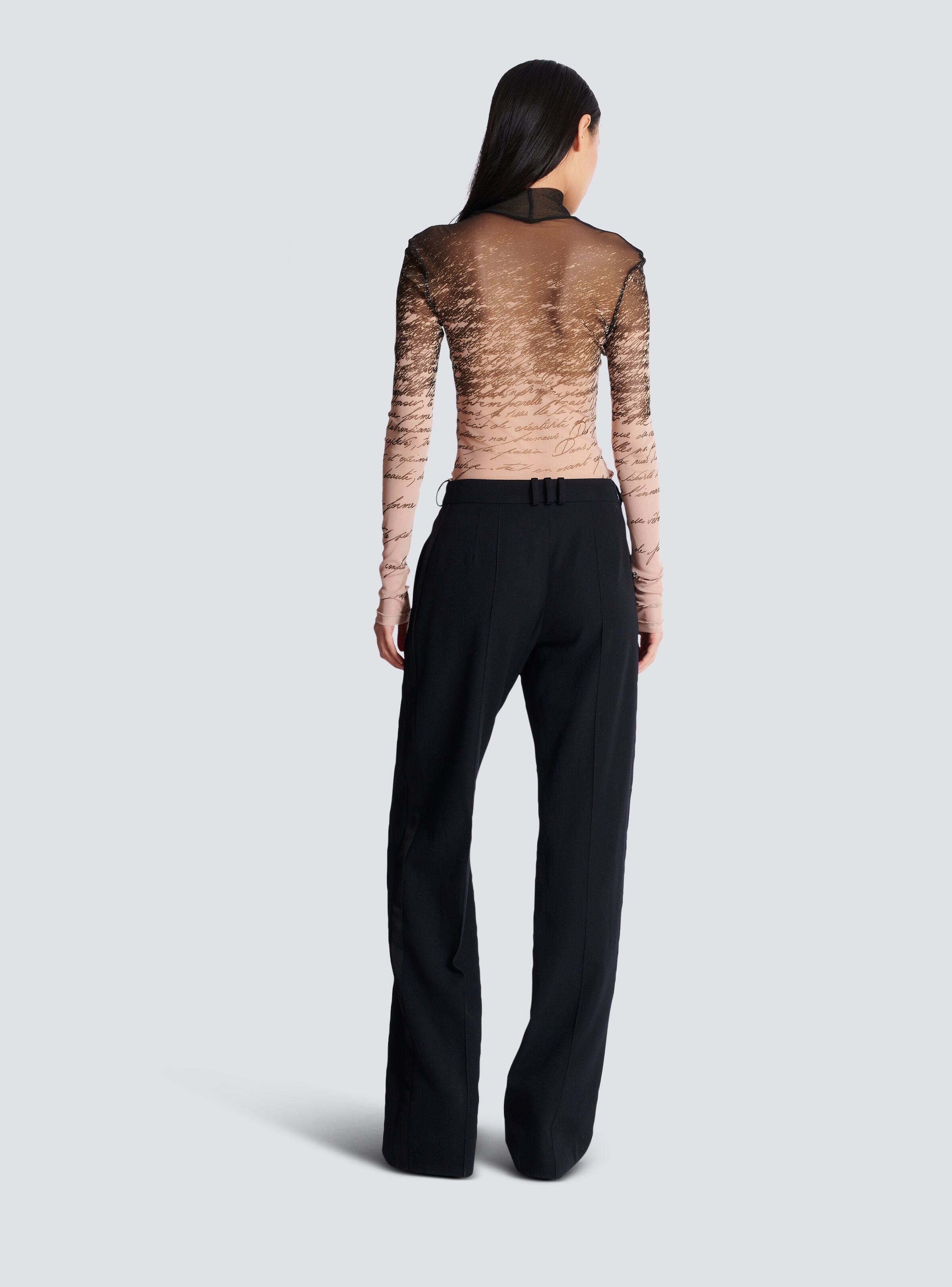 Long-sleeved top with "Love Letter" print - 4