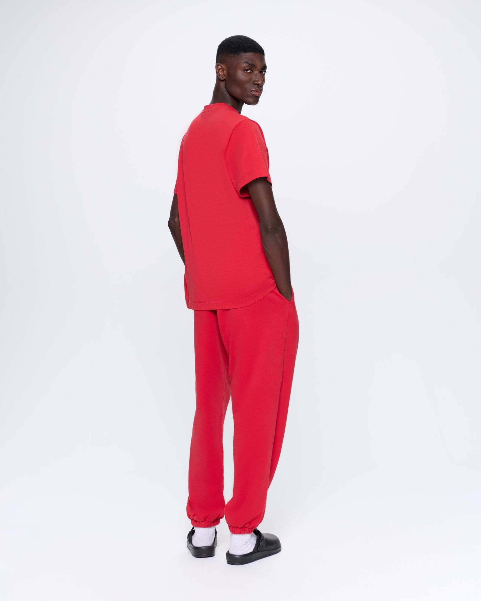 Mens 365 Midweight Track Pants - Red - 5