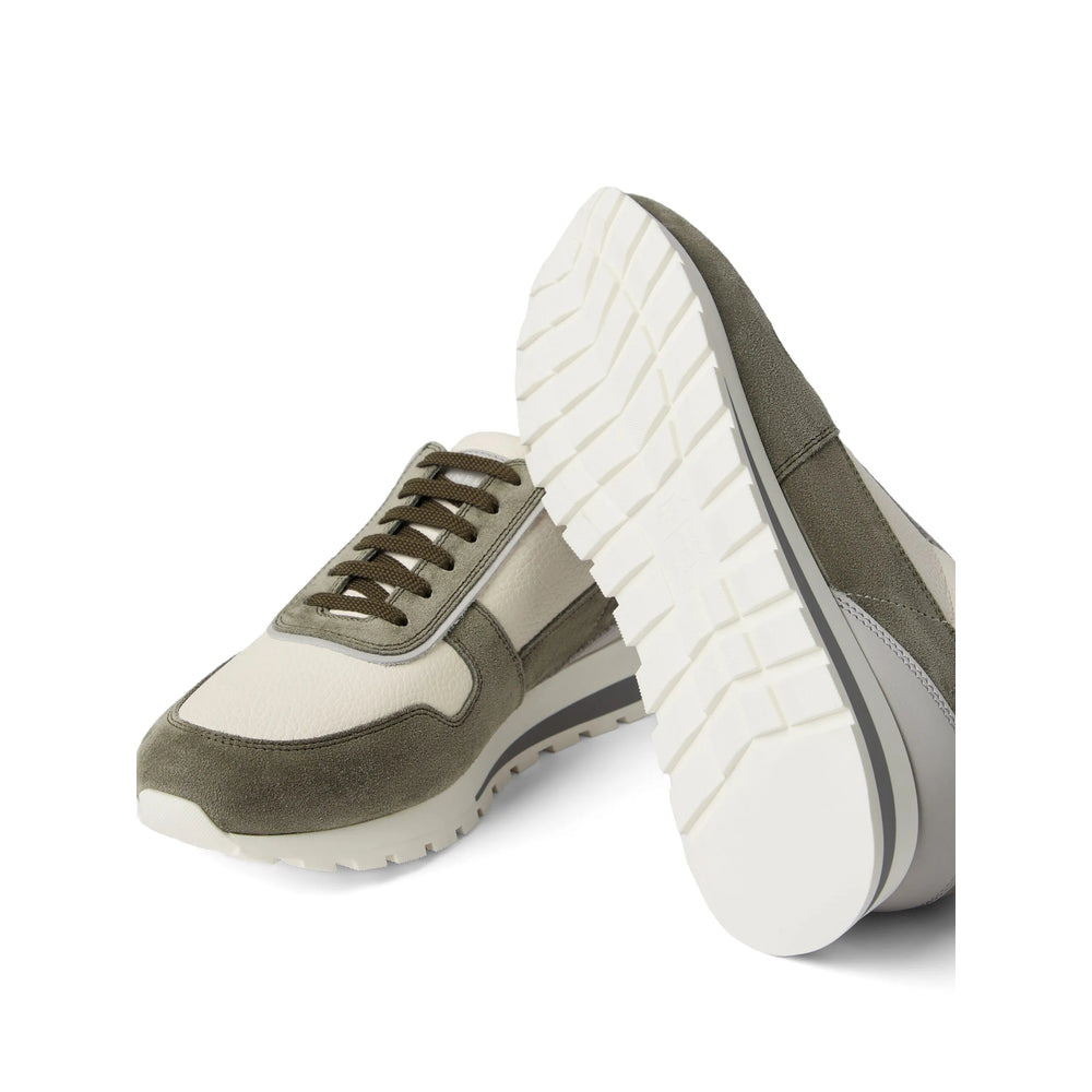 Brunello Cucinelli Green Trainers - Low-Tops Men - 5