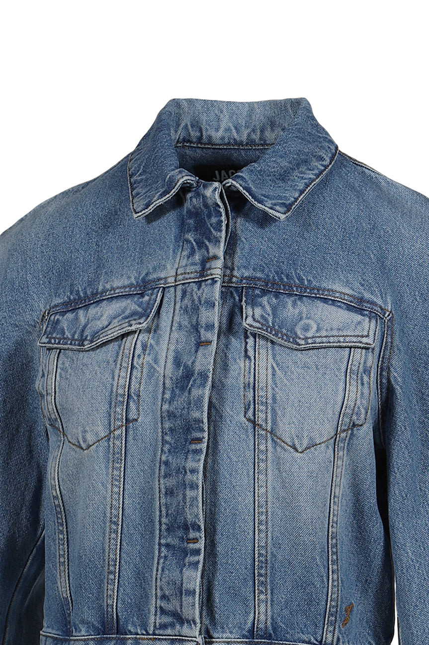 LA VESTE DE-NIMES OVALO / BLU TABAC - 4