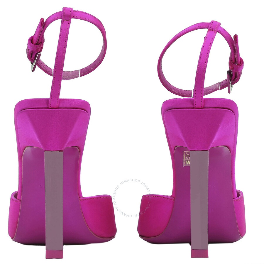 The Attico Ladies Fuchsia Perine Slingback Pumps - 4