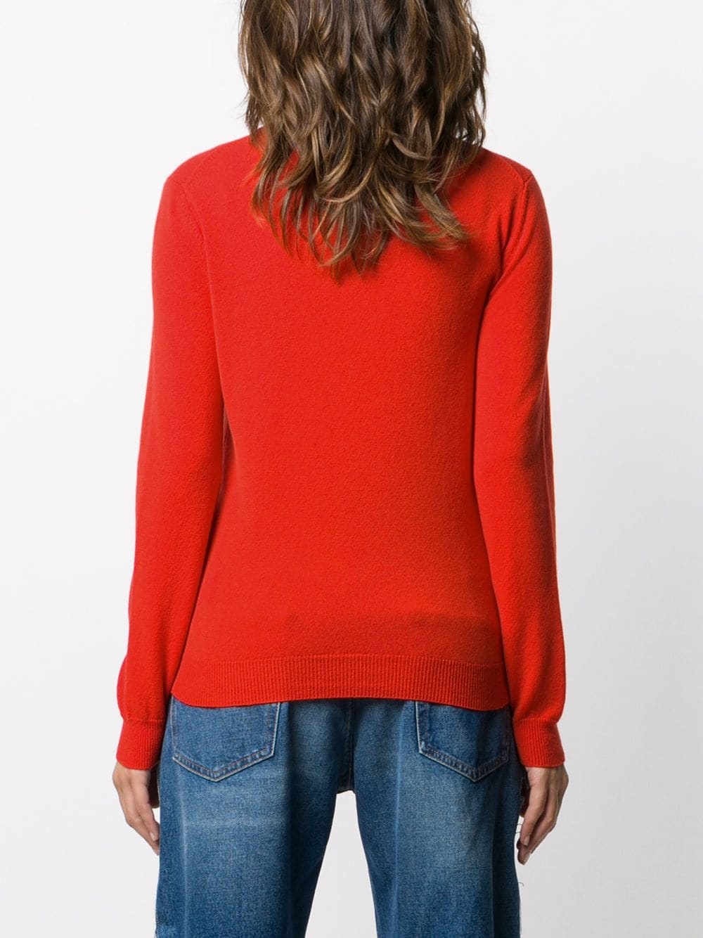 round neck cashmere jumper - 4