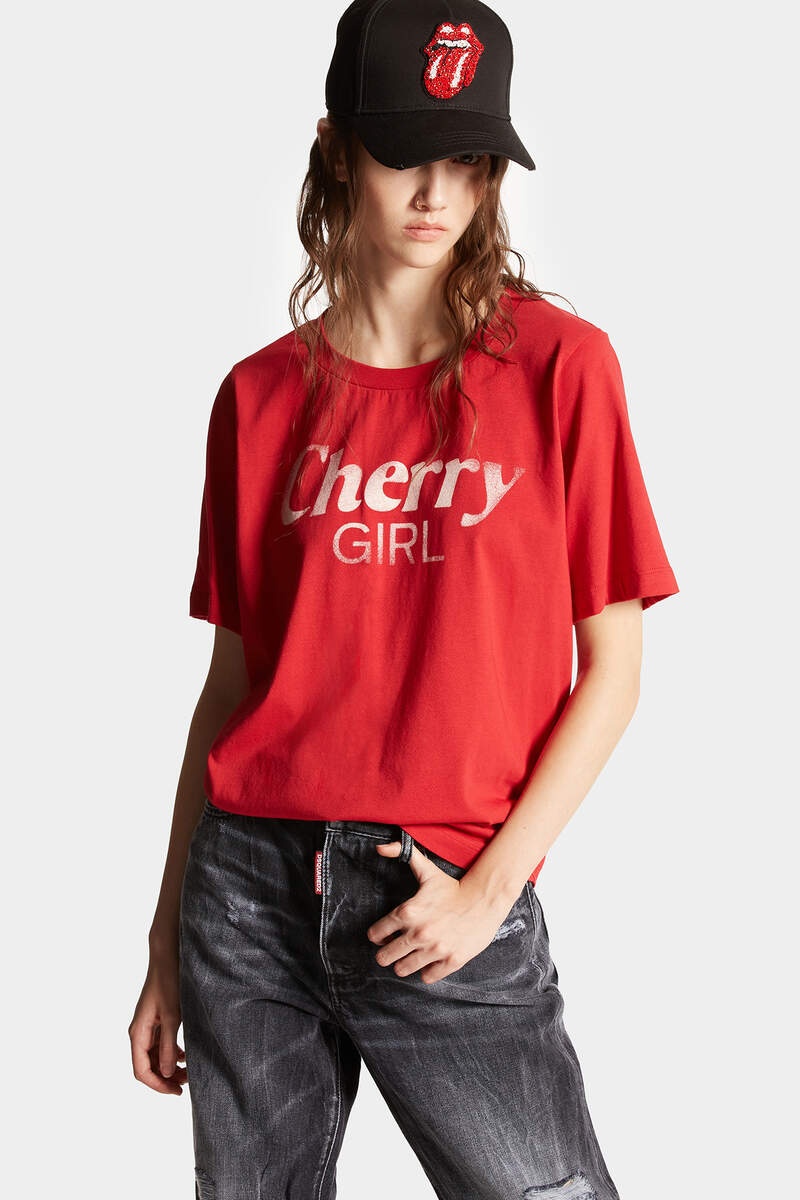 CHERRY GIRL MINI FIT T-SHIRT - 3