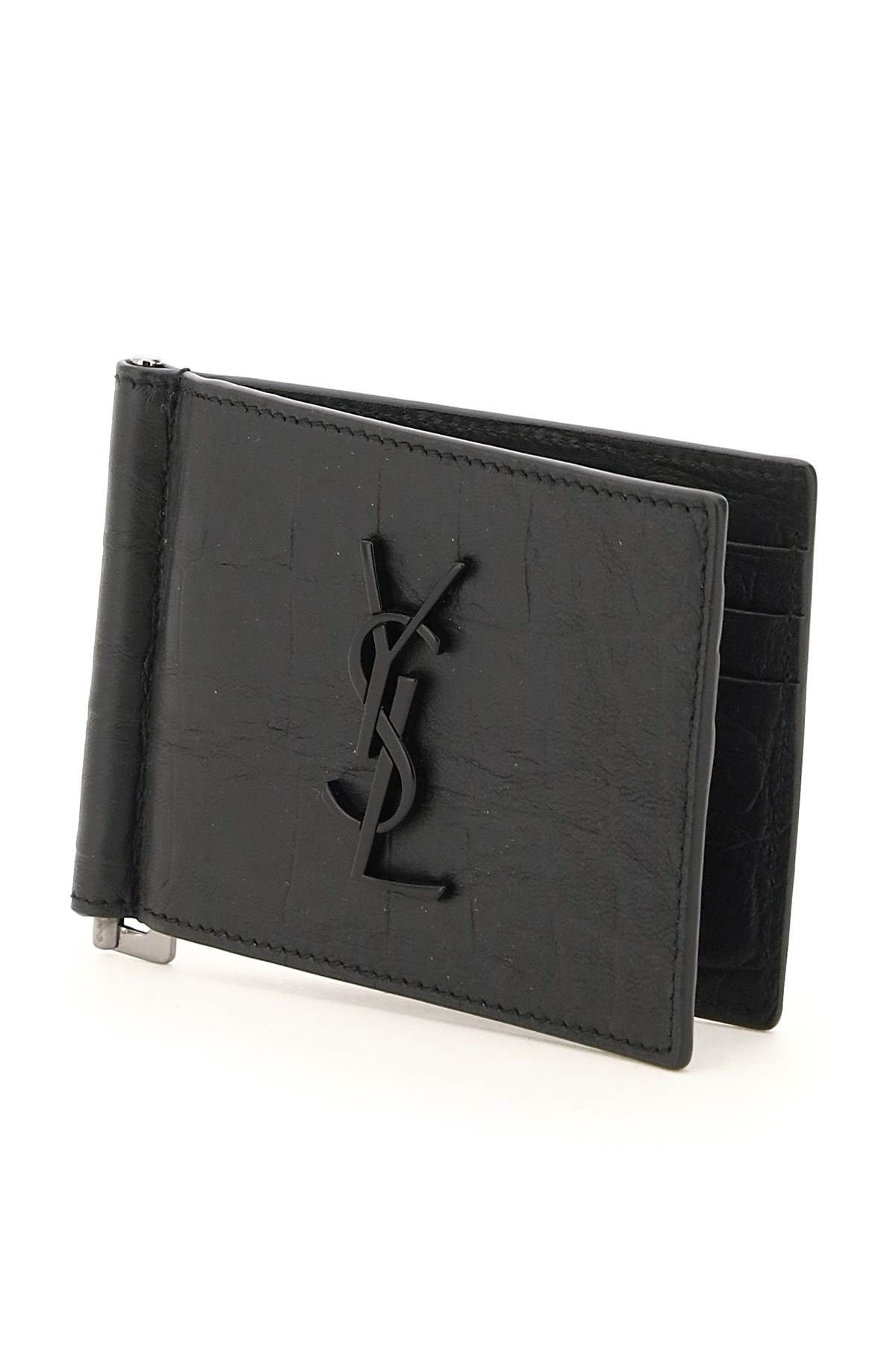 WALLET IN CROCODILE EMBOSSED MATTE LEATHER - 4