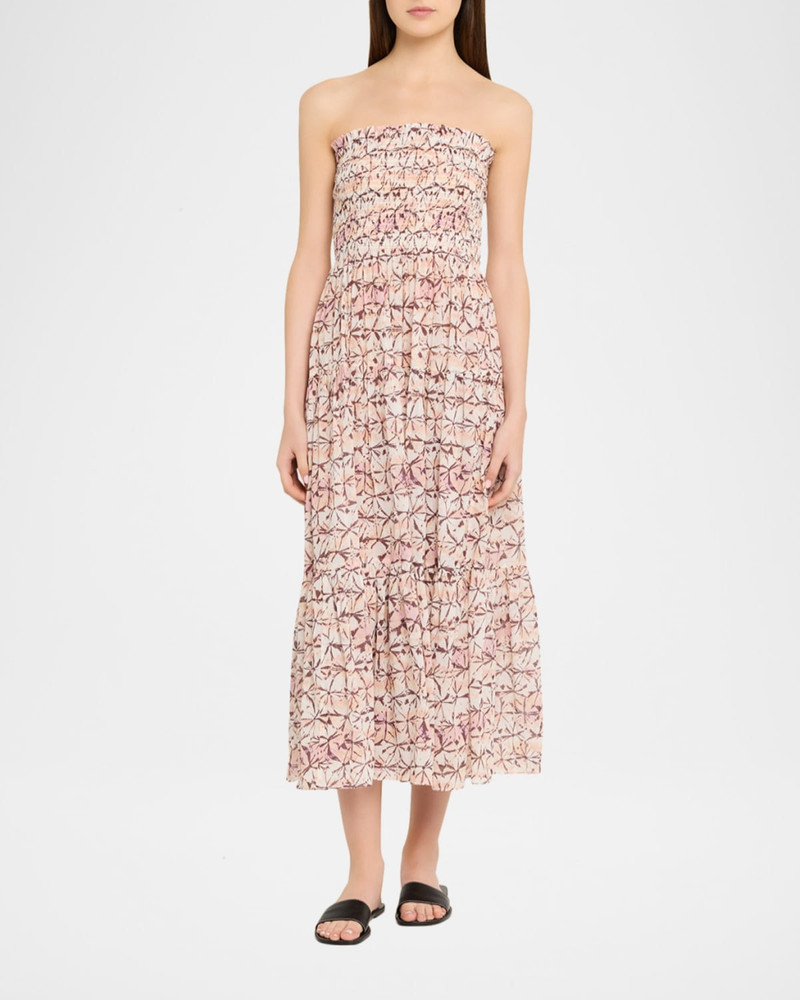 ULLA JOHNSON Luca Coverup Midi Dress outlook