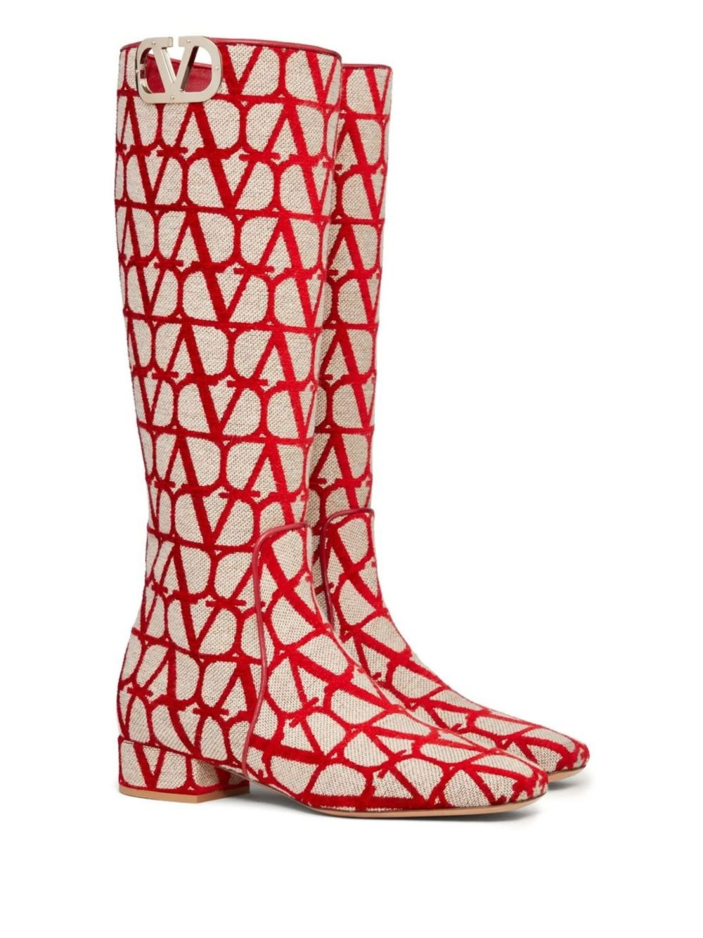 Toile Iconographe leather boots - 2