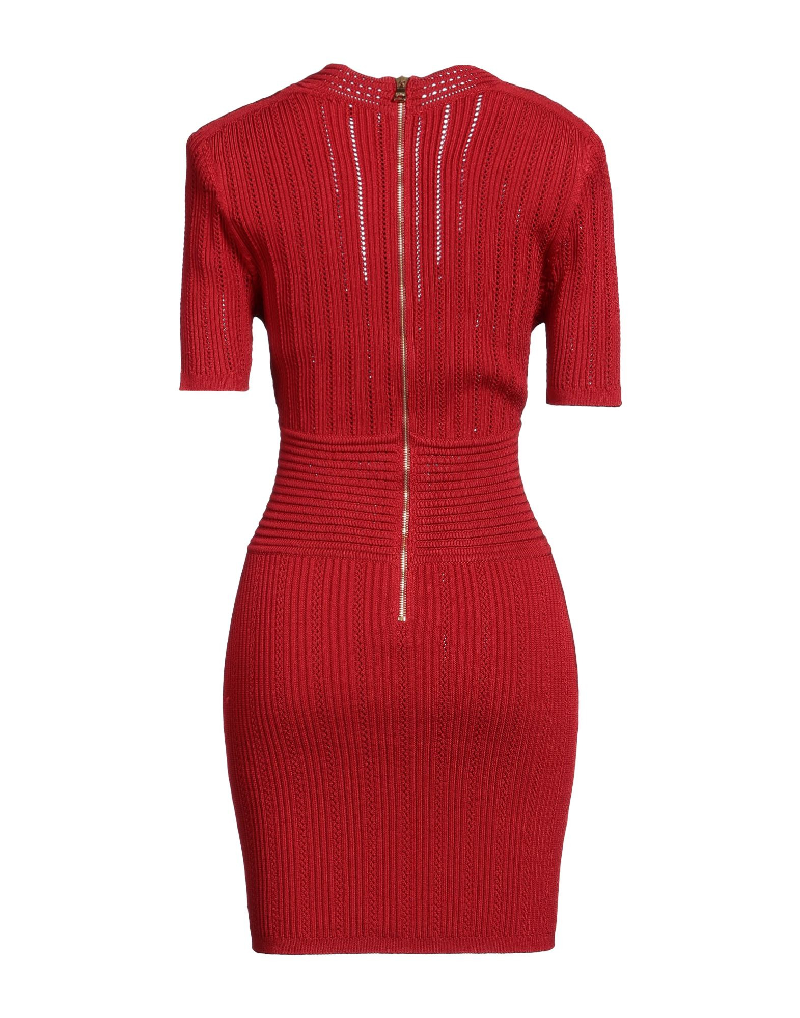 Red Women's Sheath Dress - 2
